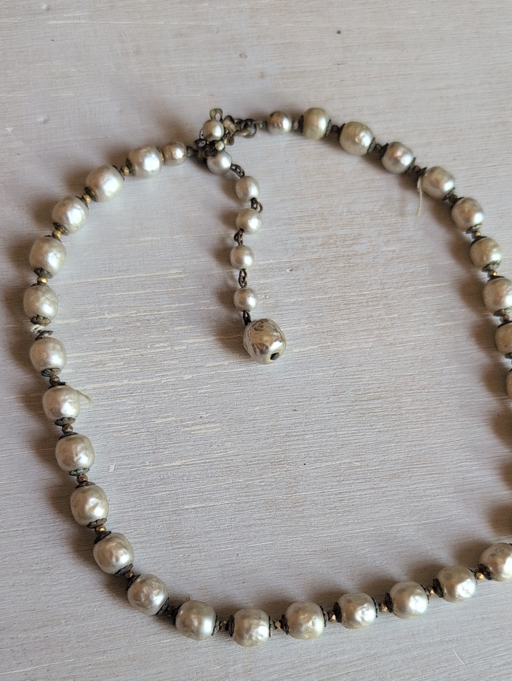 Vintage Miriam Haskell Classic Pearl Bead Necklace
